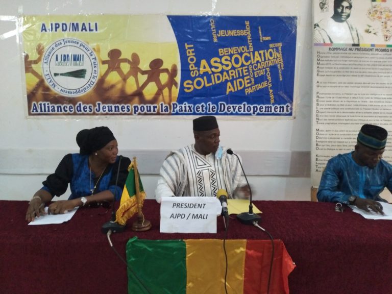 Soutien  au processus de la transition : l’Alliance des Jeunes pour la Paix et le Développement – Mali (AJPD/Mali) lance un appel solennel aux maliens