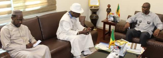 MESRS : M. Sekou Berthé, l’Ambassadeur du Mali à Washington, reçu par le ministre Pr Amadou Keita
