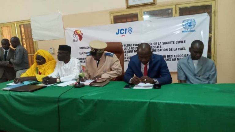 Consolidation de la paix au Mali : Après Bamako, des ambassadeurs de la paix formés à Ségou