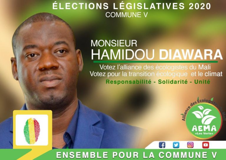 Hamidou A Diawara, Porte-parole : Alliance des écologistes du Mali, une candidature aux services de l’écologie et du climat  