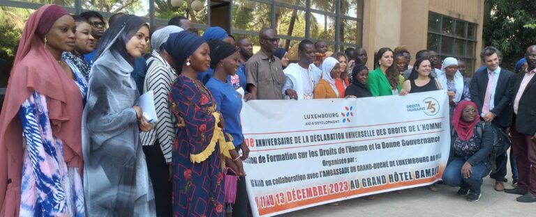 Promotion des droits humains et de la bonne gouvernance: 60 jeunes maliens à l’école de l’ONG ASRAD!