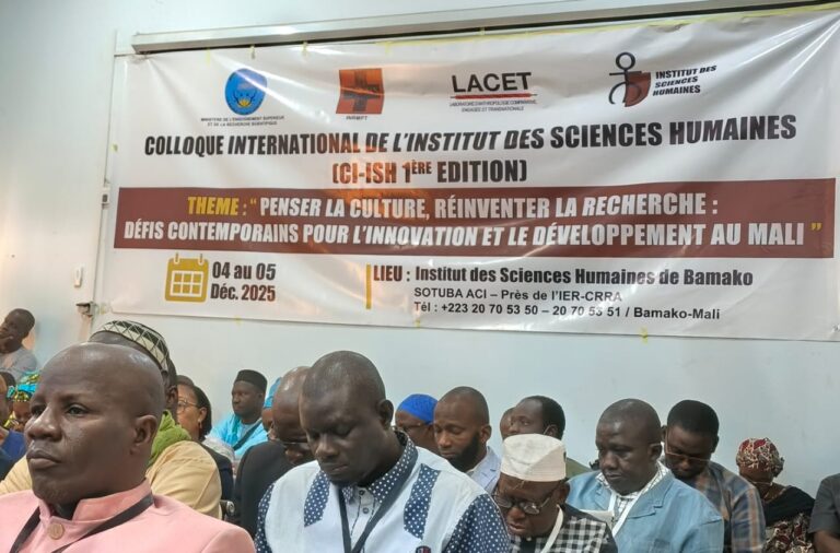 Institut des Sciences Humaines : Un Colloque International pour repenser la culture et réinventer la recherche au Mali