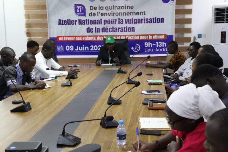 Déclaration en faveur des enfants, des jeunes et de l’action climatique : Les acteurs mobilisés pour une bonne vulgarisation à travers une stratégie nationale inclusive